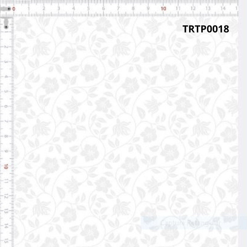 TECIDO TRICOLINE ESTAMPADO 100% ALGODÃO NEUTRO BRANCO SOBRE BRANCO - TRTP0018
