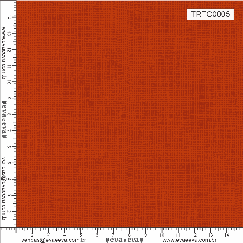 TECIDO TRICOLINE ESTAMPADO 100% ALGODÃO - NEUTRO - LARANJA - TRTC0005