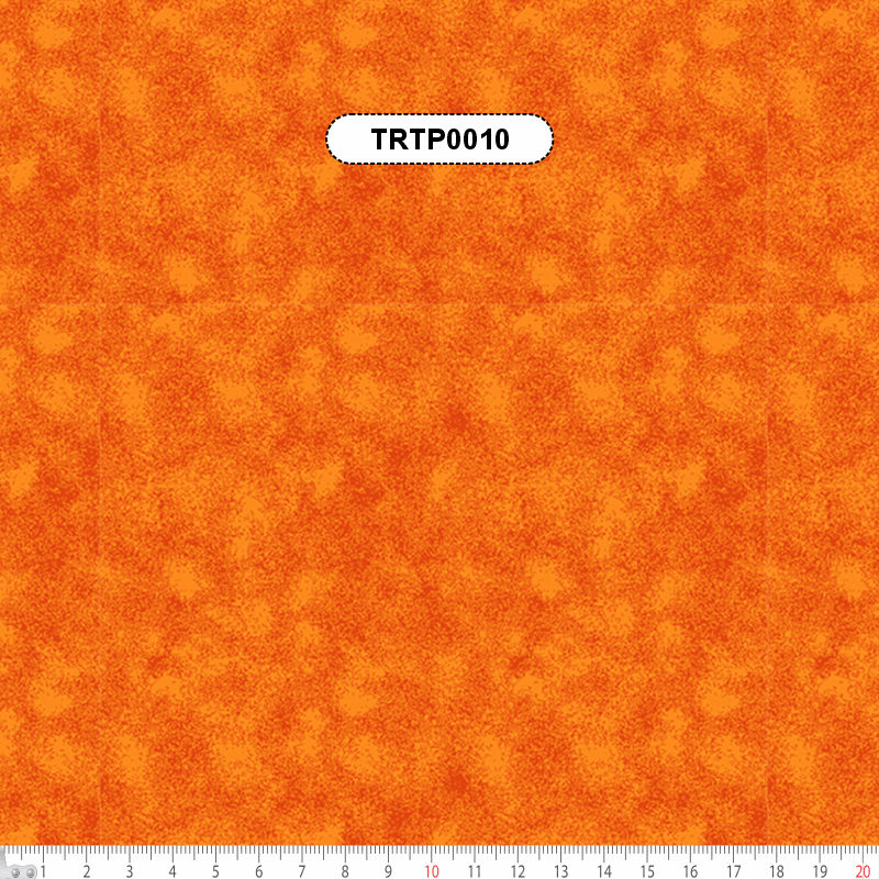 TECIDO TRICOLINE ESTAMPADO 100% ALGODÃO NEUTRO LARANJA - TRTP0010