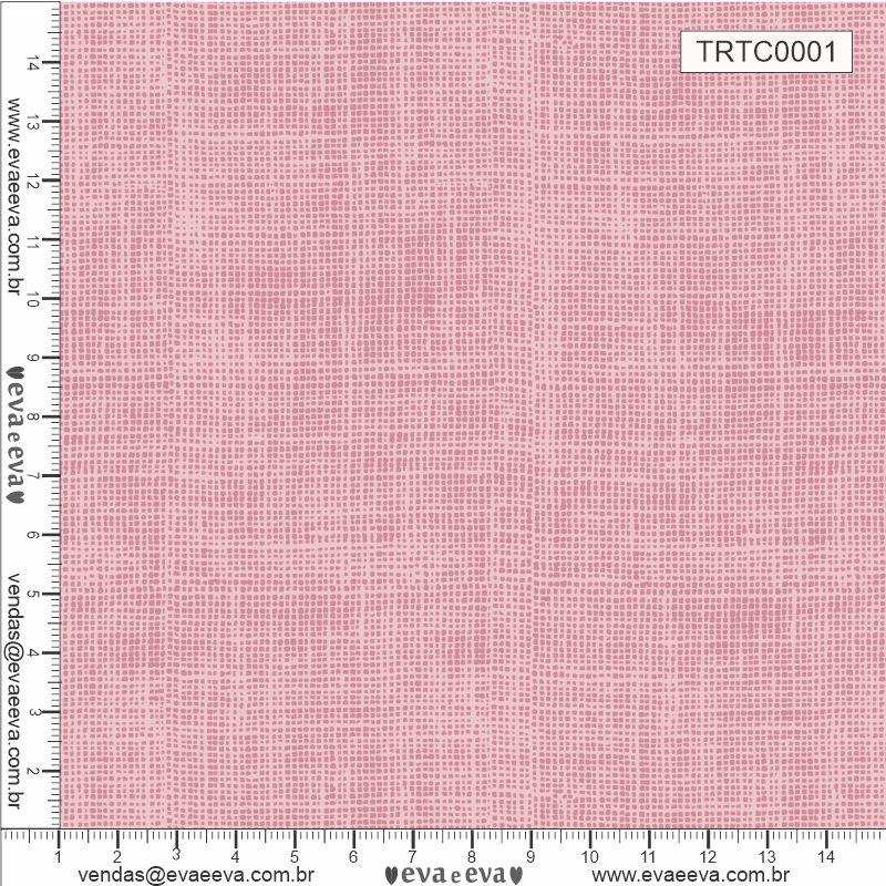 TECIDO TRICOLINE ESTAMPADO 100% ALGODÃO - NEUTRO - ROSA CLARO - TRTC0001