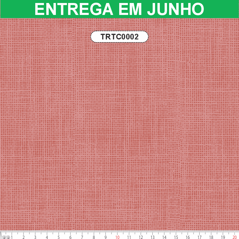 TECIDO TRICOLINE ESTAMPADO 100% ALGODÃO - NEUTRO - ROSÊ - TRTC0002