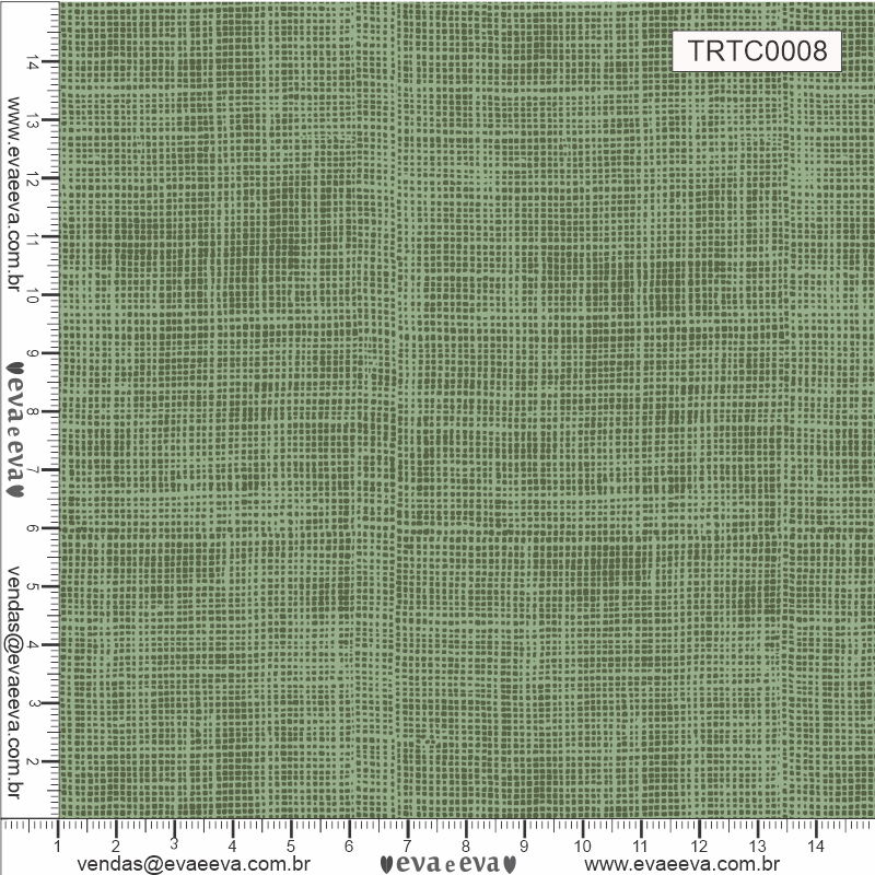 TECIDO TRICOLINE ESTAMPADO 100% ALGODÃO - NEUTRO - VERDE CLARO - TRTC0008