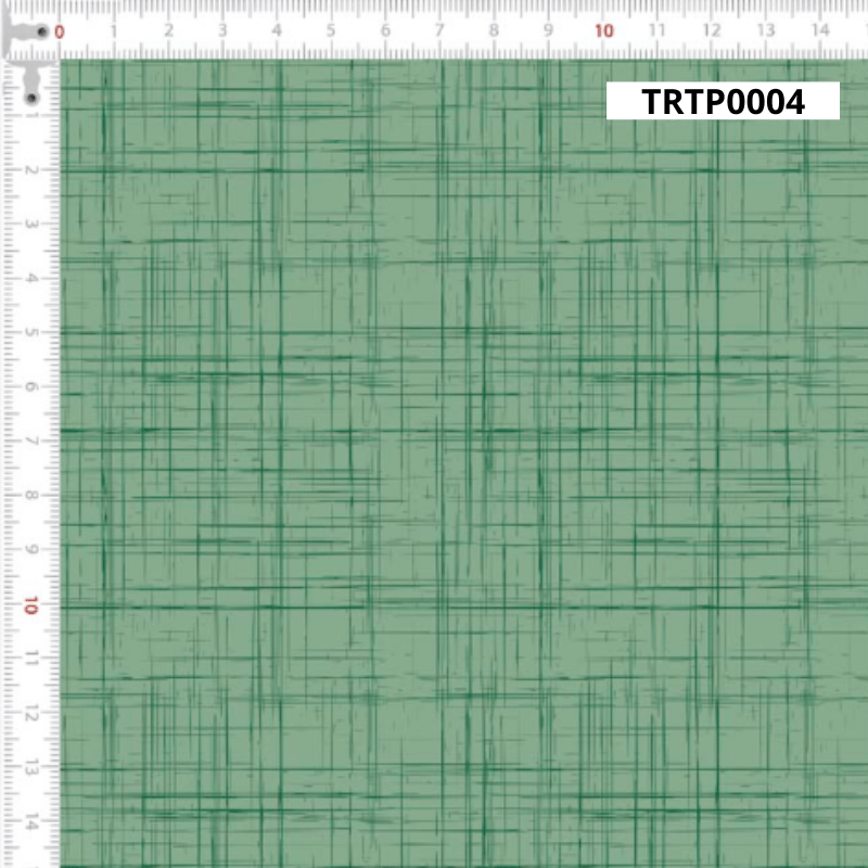 TECIDO TRICOLINE ESTAMPADO 100% ALGODÃO NEUTRO VERDE JADE - TRTP0004