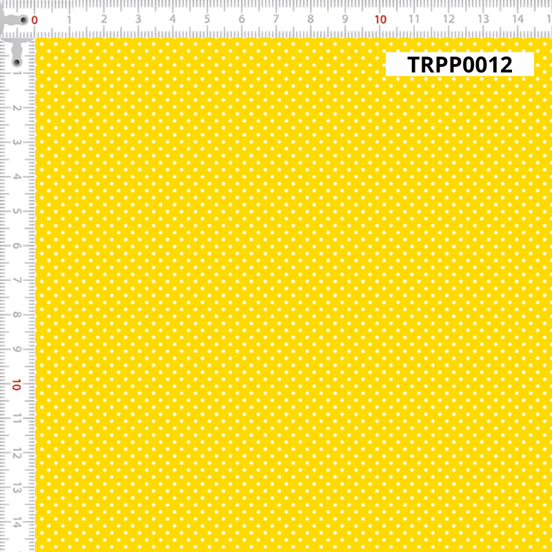 TECIDO TRICOLINE ESTAMPADO 100% ALGODÃO MINI POÁS AMARELO SOL - TRPP0012