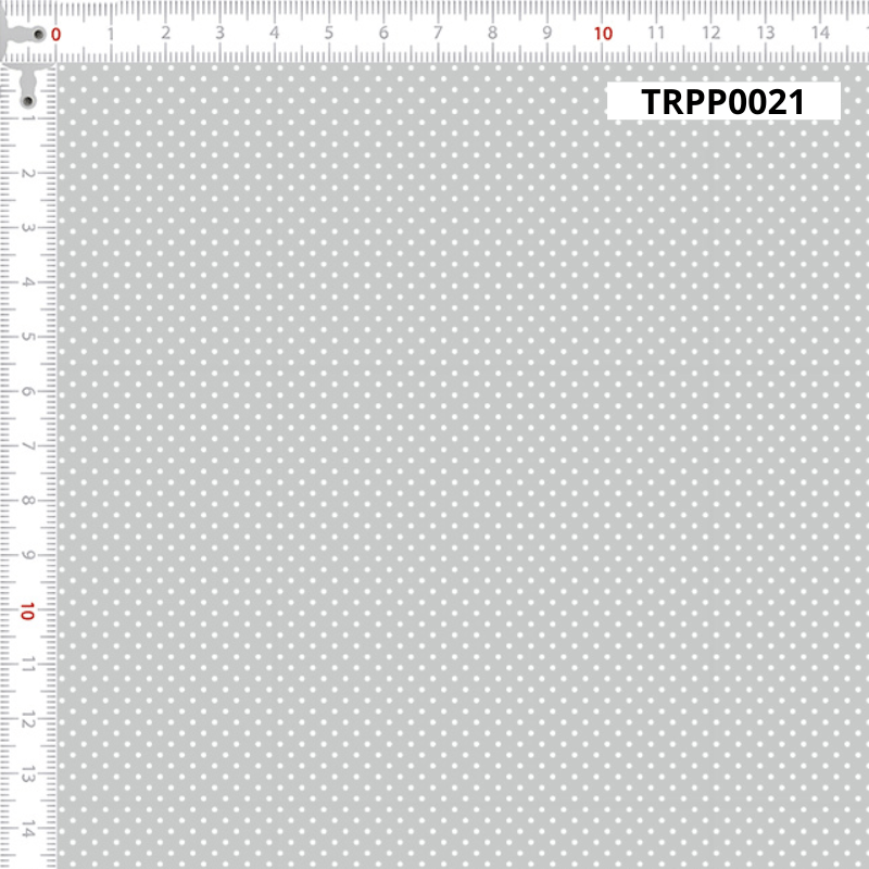 TECIDO TRICOLINE ESTAMPADO 100% ALGODÃO MINI POÁS CINZA CLARO - TRPP0021