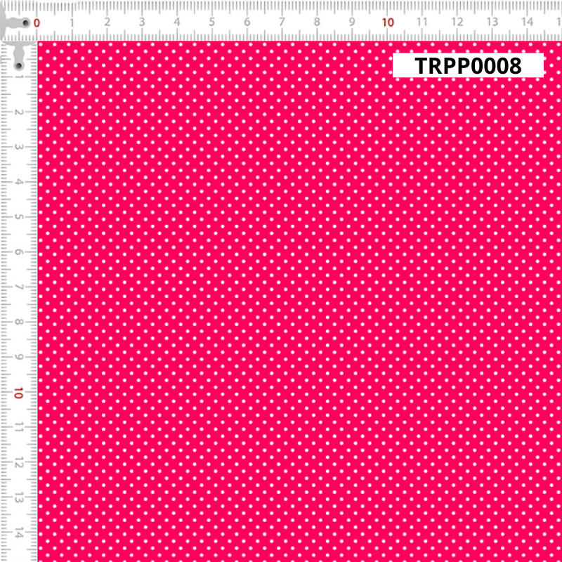 TECIDO TRICOLINE ESTAMPADO 100% ALGODÃO MINI POÁS ROSA PINK - TRPP0008