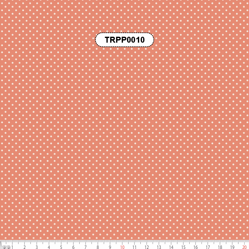 TECIDO TRICOLINE ESTAMPADO 100% ALGODÃO MINI POÁS ROSA ANTIGO - TRPP0010