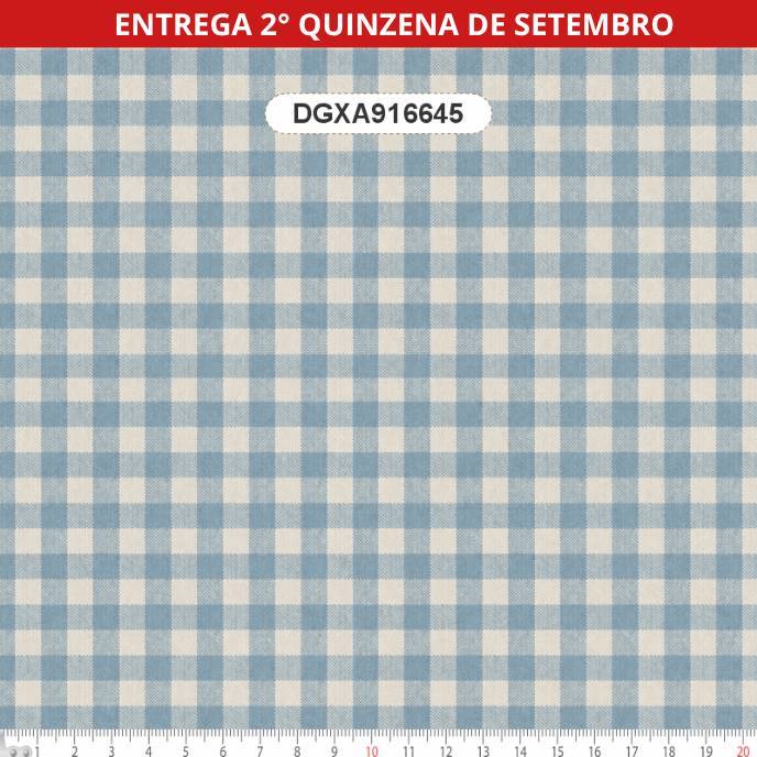 Tecido Tricoline Xadrez Aquarela Azul 100% Algodão | Ateliê do Amor – DGXA916645