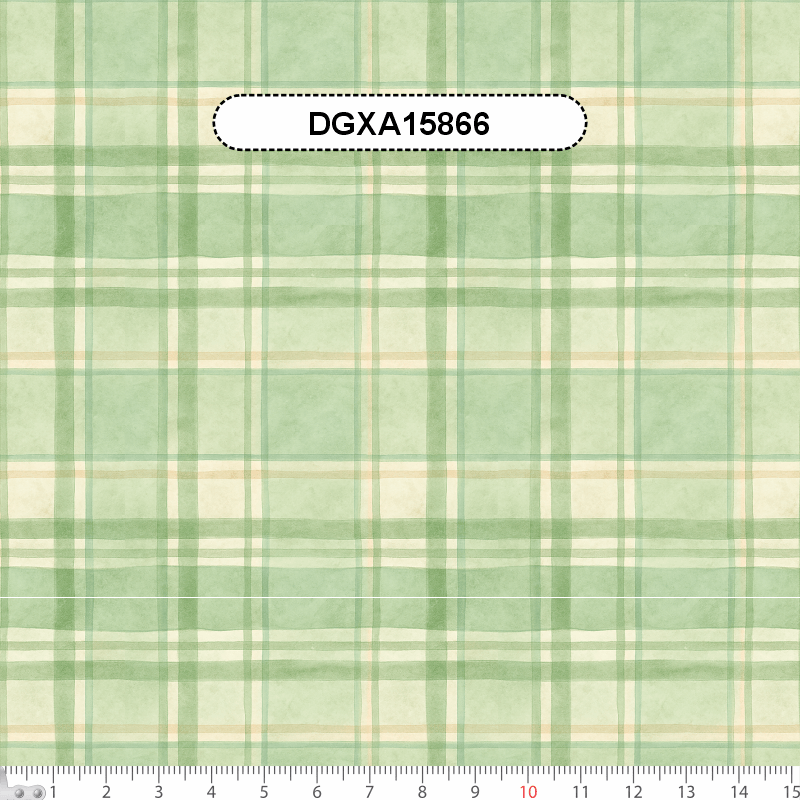 TECIDO TRICOLINE EXCLUSIVO 100% ALGODÃO - FLORESTA ENCANTADA - XADREZ AQUARELA - DGXA915866