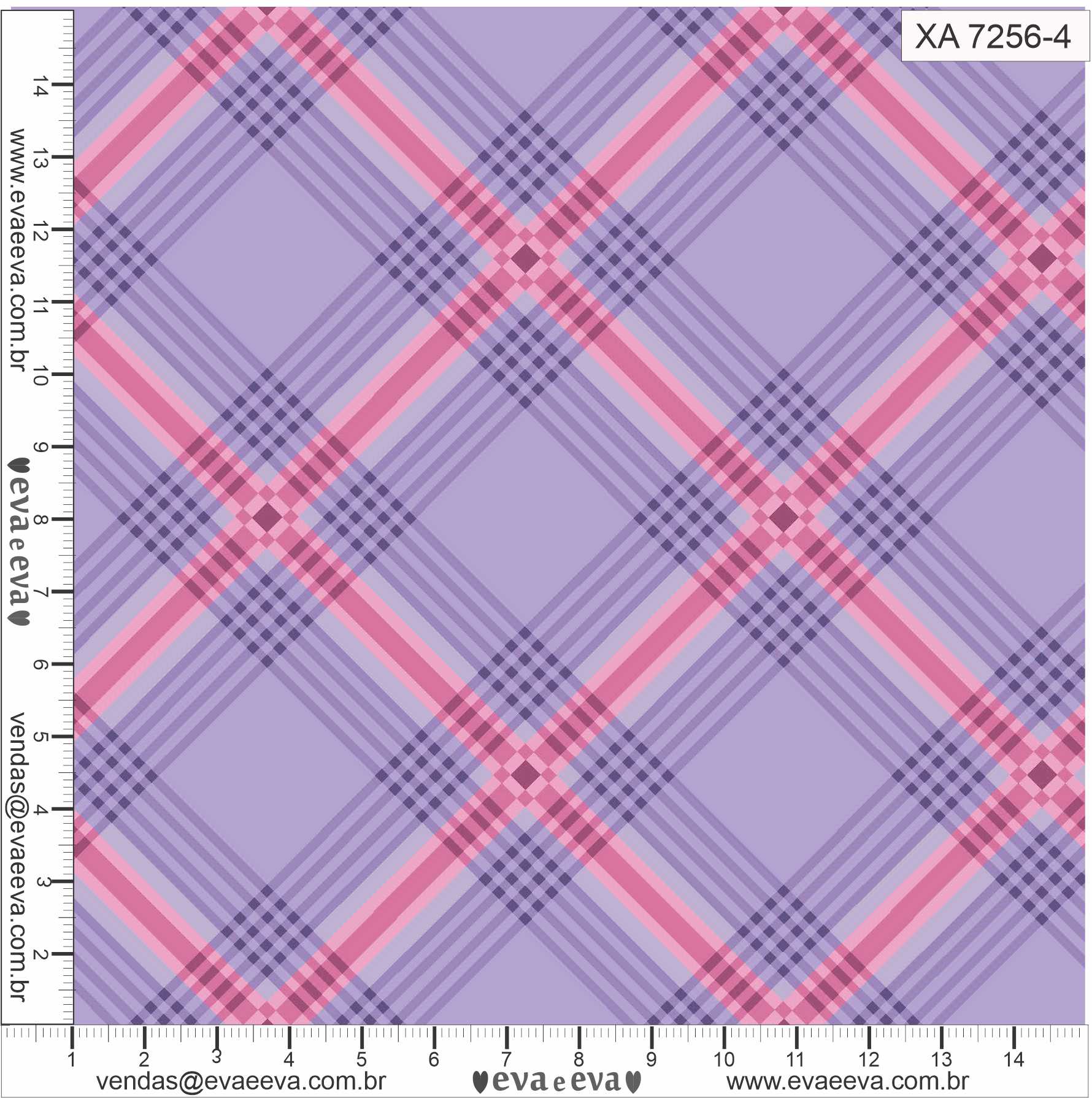 Tecido Microfibra Estampa Digital Xadrez Quadros Rosa e Cinza 1,55m de  Largura